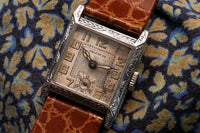 Valencia Art Deco Tank – 1928-1933 – Fully Engraved Case - Vintage Watch