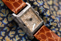 Valencia Art Deco Tank – 1928-1933 – Fully Engraved Case - Vintage Watch