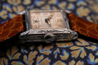 Valencia Art Deco Tank – 1928-1933 – Fully Engraved Case - Vintage Watch