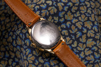 Olma Chronograph 1940's - 14K Gold Plated Case - Red Seconds Hand