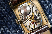 Wittnauer Tank - 17 Jewel Swiss Movement - Illinois Watch Case Co. - 10K Rolled Gold Plate - Circa 1938