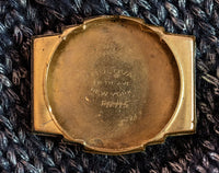 Bulova Banker - 1942 - Curved Wartime Dress Watch - Aged Dial - Fifth Avenue New York