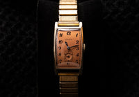 Gruen Curvex - 1939 - Salmon Dial - Original Speidel Bracelet - 10K Gold Filled