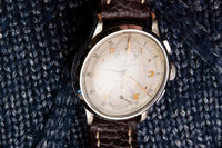 Chronographe Suisse - Venus 170 Chronograph - Gilt Cream Dial - Salmon/Copper Hands - Serviced - Circa 1940-1942