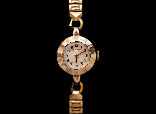 LeCoultre Ladies Cocktail Watch - Cream Dial - Original Kreisler Bracelet - Circa 1938
