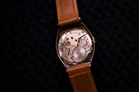Benrus Tonneau - Salmon Dial - Rose Gold Filled - Shockproof - Circa 1941-1943