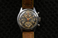 Bovet Frères - Valjoux 77 Column Wheel Chronograph - Snail Guilloché Dial - Circa 1948