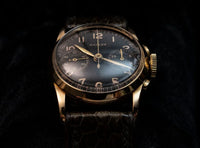 Gallet MultiChron Petite Chronograph - 1939 - WWII Women Officers - 14k Gold - Serviced