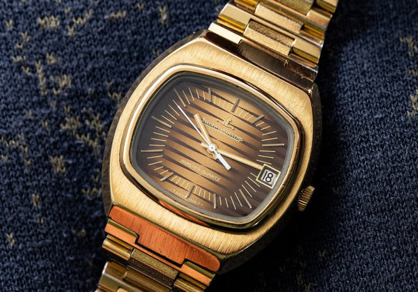 Jaeger-LeCoultre Master Quartz - Caramel Striped Dial - Original Box - Circa 1972