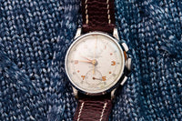 Chronographe Suisse - Venus 170 Chronograph - Gilt Cream Dial - Salmon/Copper Hands - Serviced - Circa 1940-1942