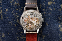Nicolet Chronograph - WWII Era - Landeron 39 Column-Wheel - Helbros Signed - Circa 1938