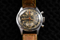 Bovet Frères - Valjoux 77 Column Wheel Chronograph - Snail Guilloché Dial - Circa 1948