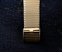 Benrus Wristalarm - Tropical Dial - Dual Crown - Kreisler Mesh Bracelet - Mid 1950s