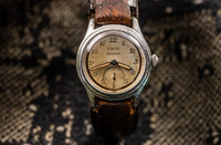 Harvel Watch Co. - WWII Field Watch - Shockabsorber - Sub Seconds- Circa 1943