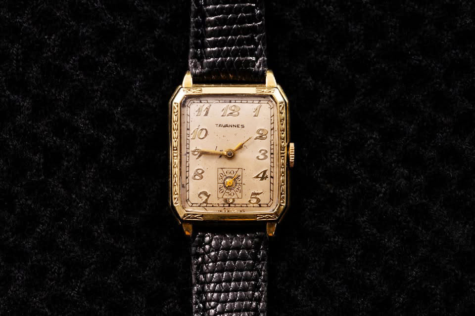 Tavannes Watch Co. - Art Deco Case - 14K Gold Filled - Circa 1930