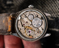 Harvel Watch Co. - WWII Field Watch - Shockabsorber - Sub Seconds- Circa 1943