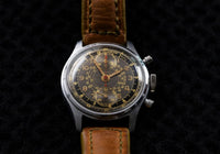 Bovet Frères - Valjoux 77 Column Wheel Chronograph - Snail Guilloché Dial - Circa 1948