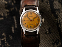 Royce Watch Co. - Tropical Amber Dial - S. Kocher & Co Swiss - WWII Era - Circa 1943