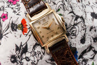 Benrus Three-Star - ETA 1256 - First Ever Self-Winding Ebauche - Square Cushion Case - 1954