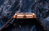 Bulova - Excellency — Rose Gold Filled Tank - Hooded Lugs - Vintage Watch - Circa 1947