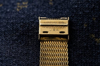 Benrus Wristalarm - Tropical Dial - Dual Crown - Kreisler Mesh Bracelet - Mid 1950s