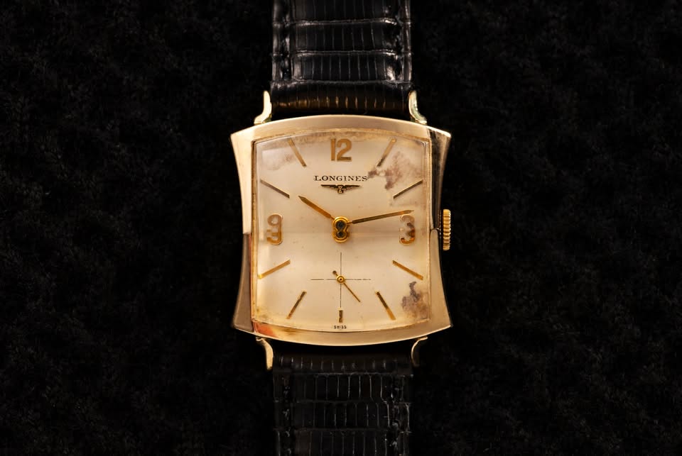 Longines Tank - Retro Era Hourglass Case - Prism Crystal - Cal. 23Z - Circa 1950