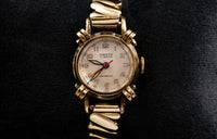 Orvin - Ladies Dress Watch - Sculptural Hooded Lugs - Original Bracelet - Circa Mid 1950s