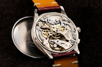 Bovet Frères Chronograph - Black Gilt Dial - Three Pusher Flyback - Landeron 47 - 1937