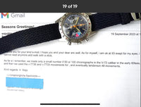 Ollech & Wajs Regatta Chronograph - Blue Dial - Valjoux 72 - VERY RARE - 1960s