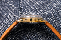 Olma Chronograph 1940's - 14K Gold Plated Case - Red Seconds Hand