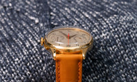 Olma Chronograph 1940's - 14K Gold Plated Case - Red Seconds Hand