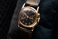 Gallet MultiChron Petite Chronograph - 1939 - WWII Women Officers - 14k Gold - Serviced