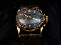 Gallet MultiChron Petite Chronograph - 1939 - WWII Women Officers - 14k Gold - Serviced