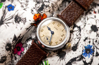 Elgin - Grade 320 - WWI Trench Watch - Aged Gilt Dial - Blued Hands - Circa 1910