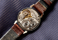 Elgin - Grade 320 - WWI Trench Watch - Aged Gilt Dial - Blued Hands - Circa 1910