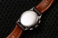 Lemania Calibre 15TL - Two-Register Chronograph - Black Dial - Tachymeter - Circa 1938-1942