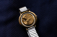 Bulova President - 23 Jewel Automatic - Day-Date - Peach and Champagne Dial - Circa 1972
