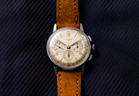 Lusserna for R.H. Macy & Co. - Lemania CH 27 C12 - Three-Register Chronograph - Telemeter and Tachymeter Dial - Circa 1943-1945