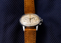 Lusserna for R.H. Macy & Co. - Lemania CH 27 C12 - Three-Register Chronograph - Telemeter and Tachymeter Dial - Circa 1943-1945
