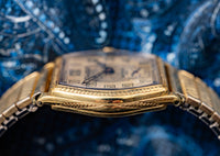 Illinois Watch Company - Grade 607 - Art Deco Tonneau - Fahys 14K Gold Filled Case - Circa 1929