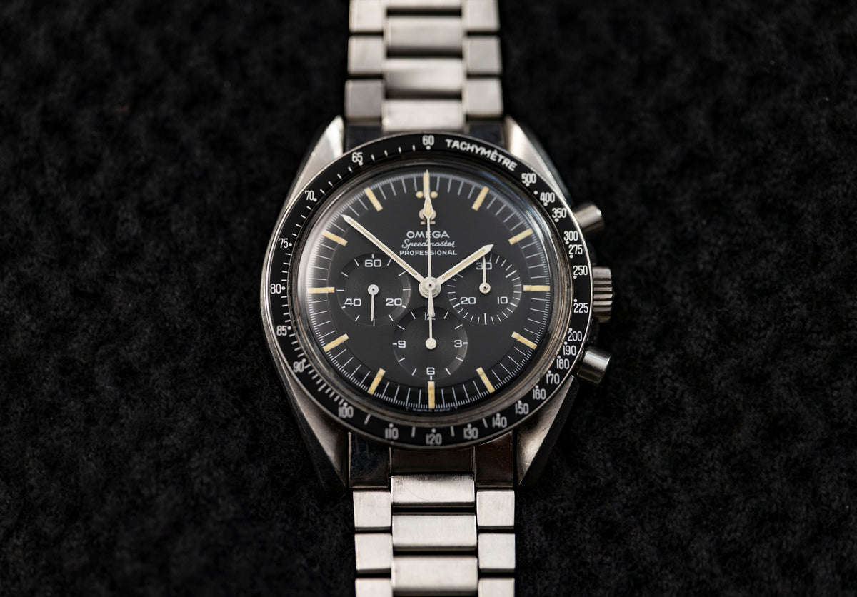Omega Speedmaster Professional - Reference 145.012 - Caliber 321 - DON Bezel - Original 1039 Bracelet - Full Set - 1967