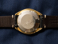 Seiko DX - 1974 - Iridescent Dark Green Dial - Gold-Tone Day-Date Automatic