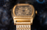 Hamilton - 1929 - Engraved Cushion Dress Watch - Christmas Day Gift - Antique Silver Dial