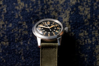 Elgin - U.S. Navigation Hacking Watch - Black 24-Hour Dial - Circa 1953