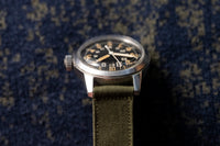 Elgin - U.S. Navigation Hacking Watch - Black 24-Hour Dial - Circa 1953