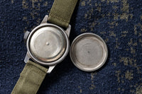 Elgin - U.S. Navigation Hacking Watch - Black 24-Hour Dial - Circa 1953