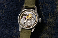 Elgin - U.S. Navigation Hacking Watch - Black 24-Hour Dial - Circa 1953