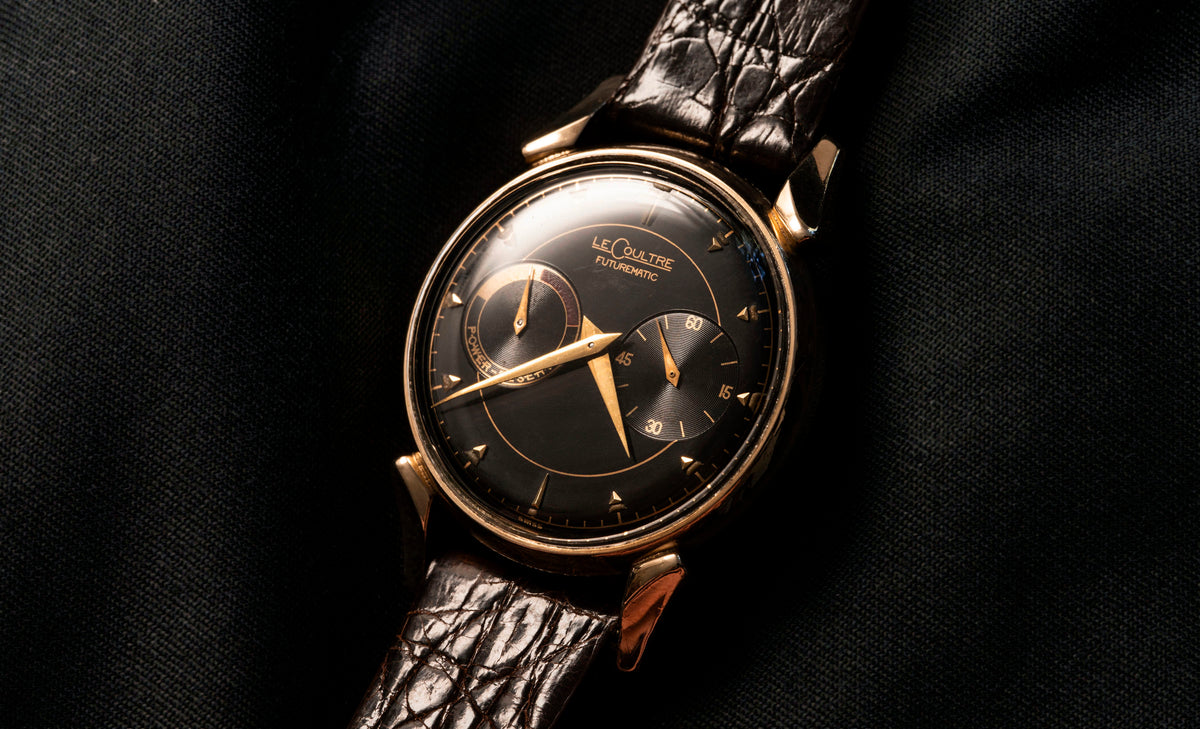 LeCoultre Futurematic - Black Dial - Full Set!!! - Caliber 497 - Circa 1953-1957