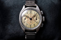 Gallet Commander - 1940s - Black Telemeter Ring - Navigator's Chronograph - Excelsior Park 42