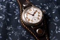 Waltham WW1 Trench Watch - J. Depollier & Son - Sterling Case - Enamel Dial - Circa 1916